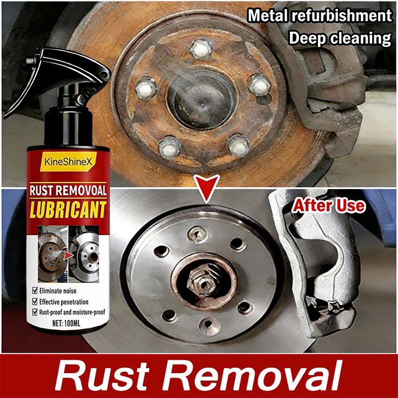 Car Rust Remover Auto Exhaust Pipe Derusting Spray Quickly Wheel Hub Care Clean