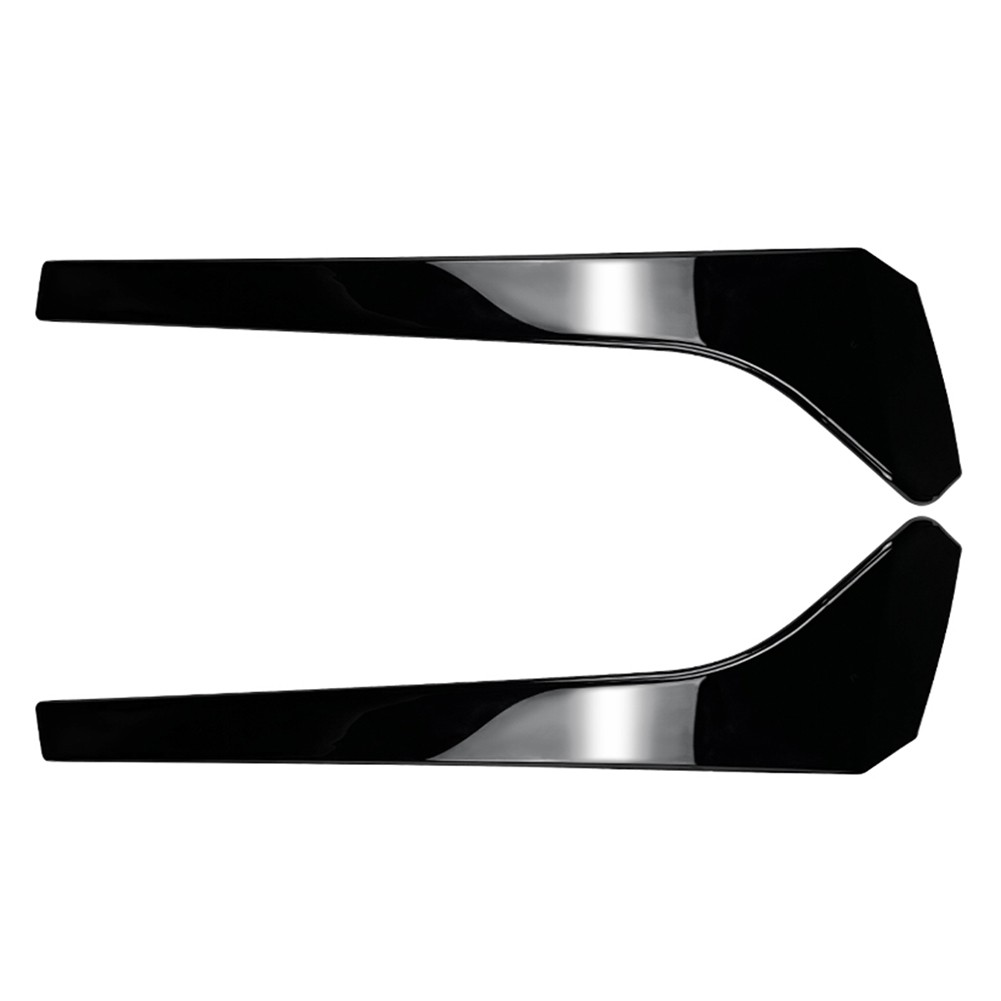 Rear Window Spoiler Side Wing Cover Trim For VW Tiguan MK2 R Line 2017-23 Black