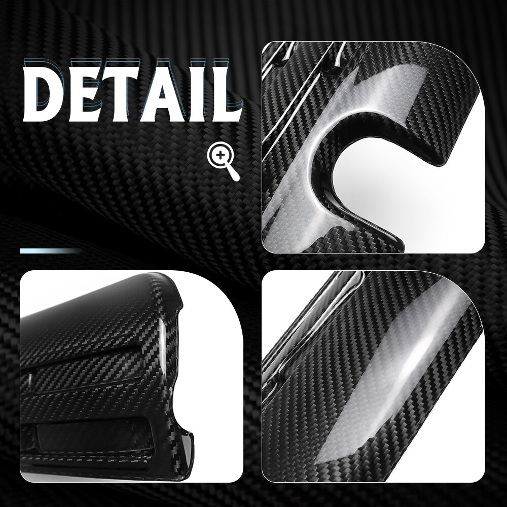 Real Carbon Engine Bay Side Covers For Dodge Challenger SRT Hellcat 6.2L 2015-23