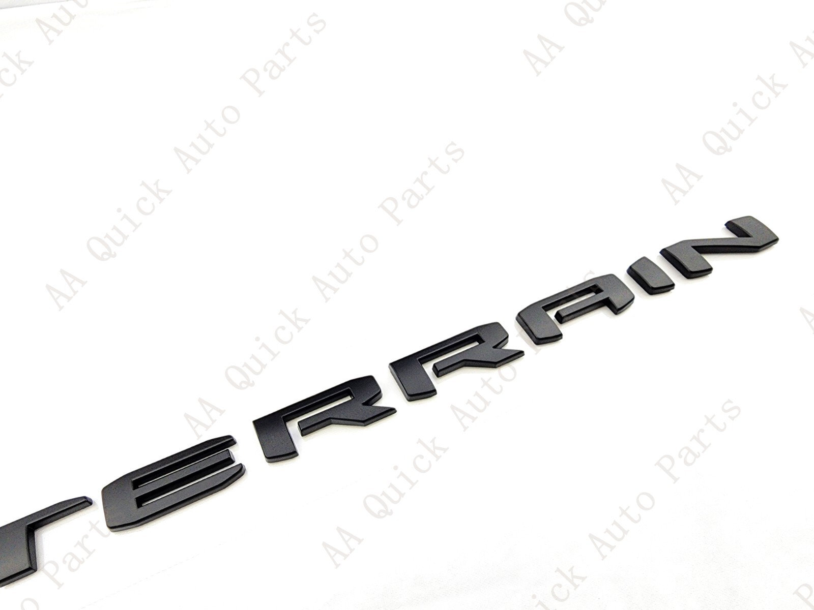 4PCS Matte Black Door Rear Tailgate Terrain AWD Letter Emblem 2022-2025 Terrain
