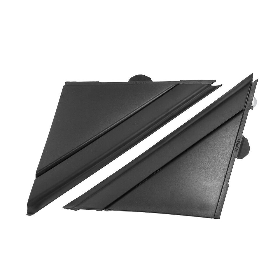 Front Left+Right Fender Pillar Trim Mirror Corner Molding For 2012-2019 FIAT 500