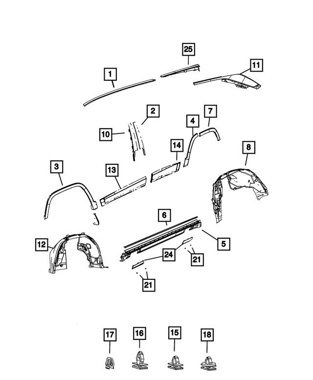 Genuine Mopar Access Door Right 68690278AA