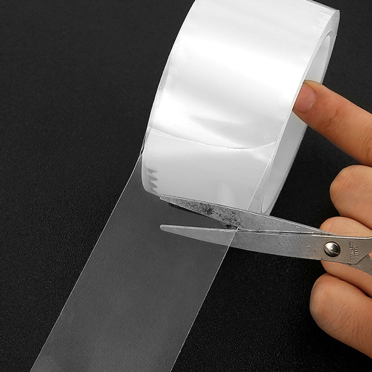 Car Sticker Transparent DIY Door Sill Protector Edge-Guard Strip Film Decal A