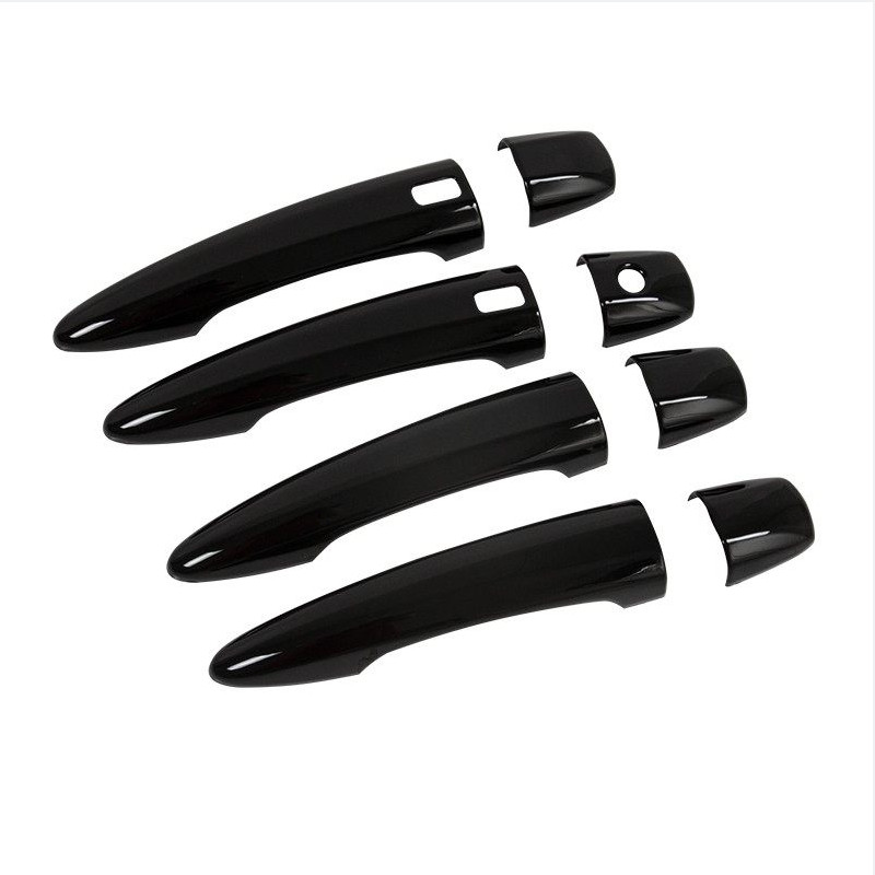 Bright black Door Handles Cover Trim 8pcs For NISSAN PATHFINDER 2024-2026