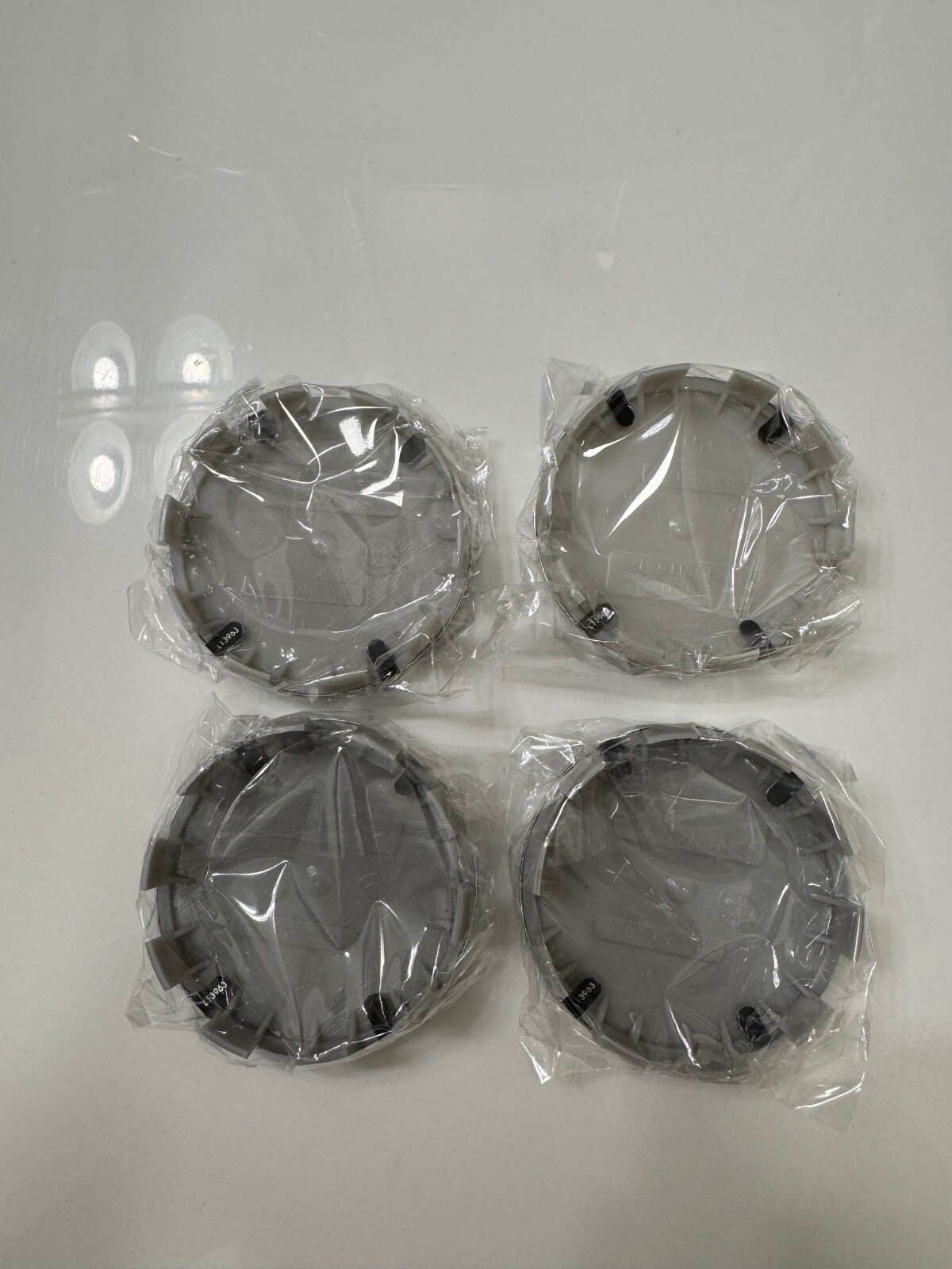 Set of 4 BMW Black White 50TH 68MM/56MM Wheel Center Caps Logo Badge Emblem