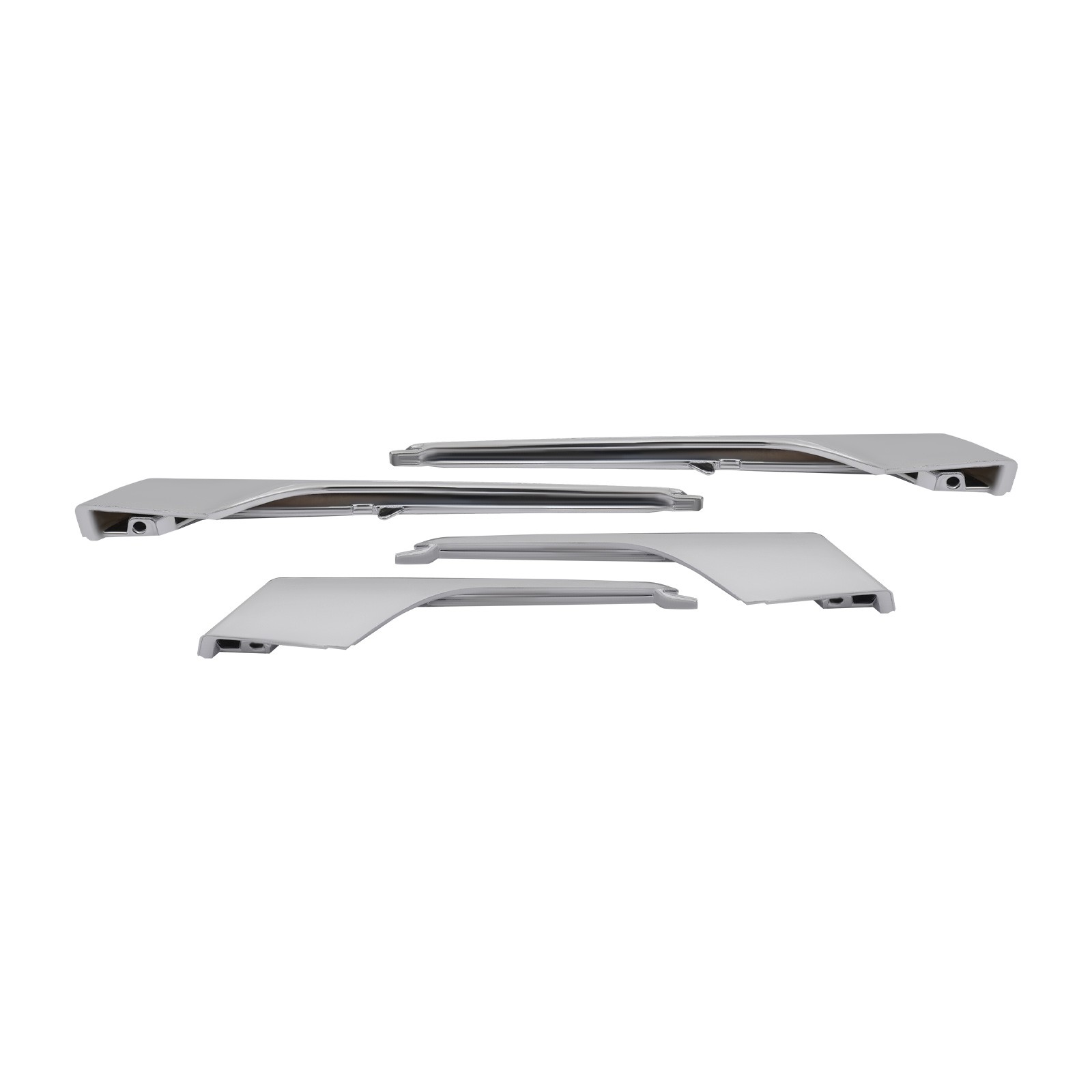 For 2016-2021 Tesla Model X Front Left Right Upper Lower Fog Light Molding Trim