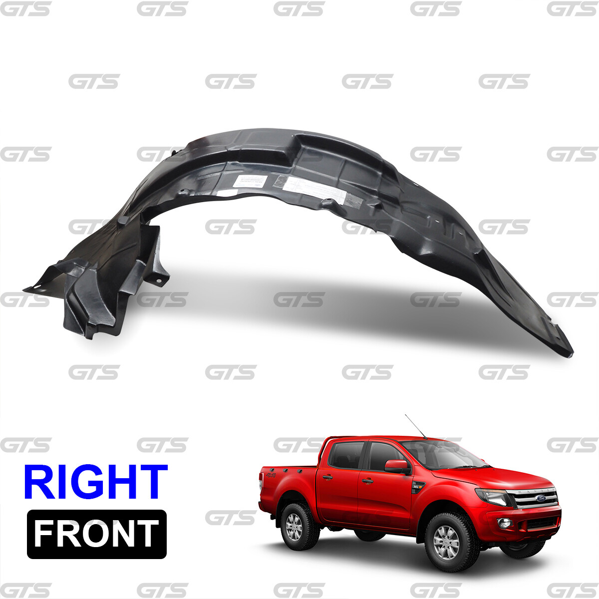 For Ford Ranger 2012 – ’21 Front Right Wheel Arch Splash Shield Liner Fender