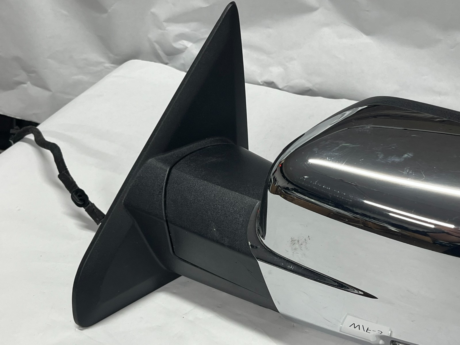 2014-2020 DODGE RAM 1500 DRIVER LEFT POWER HEATED DOOR MIRROR CHROME 68231243AI