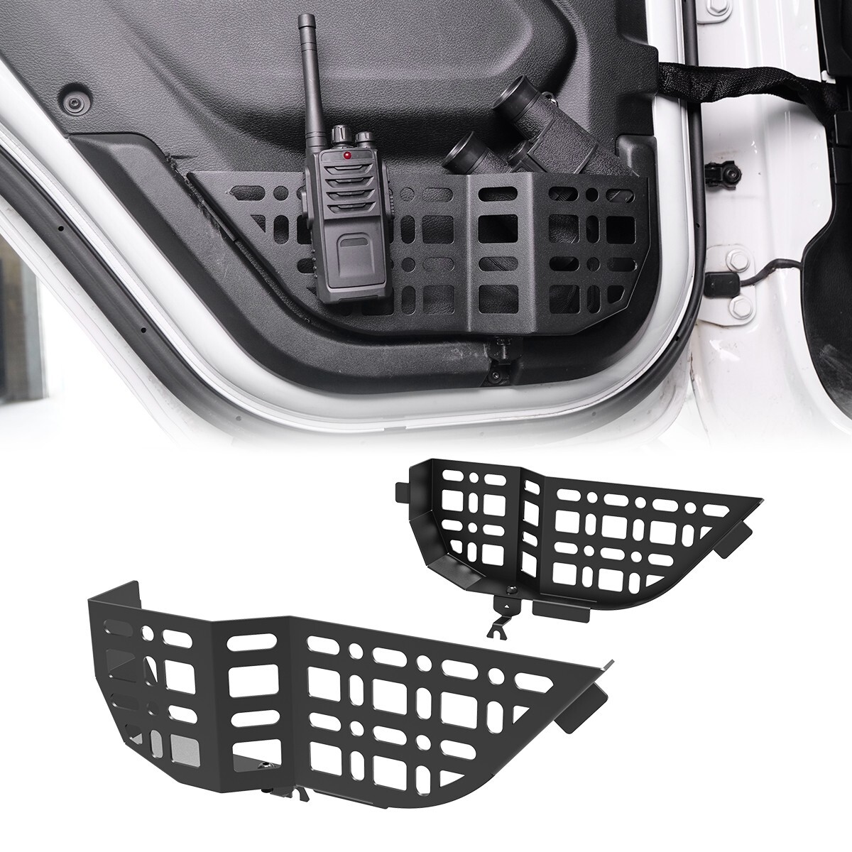 Offroad Rear Door Pocket Molle Panel for 2018-2025 Jeep Wrangler JL Replacement