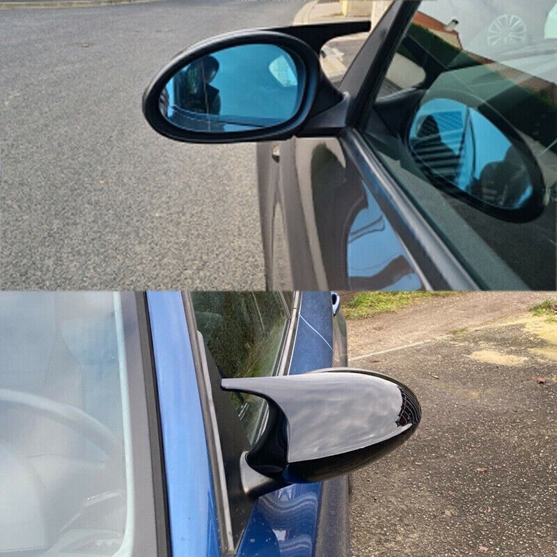 For 2005-2008 BMW E90 E91 328i 335i Pre-LCI Gloss Black Side Mirror Cover Cap US