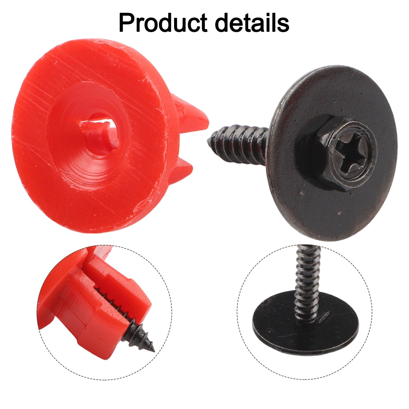 Clips Bottom Cover Fit 10mm X 8mm Holes High Quality Plastic Grommets New