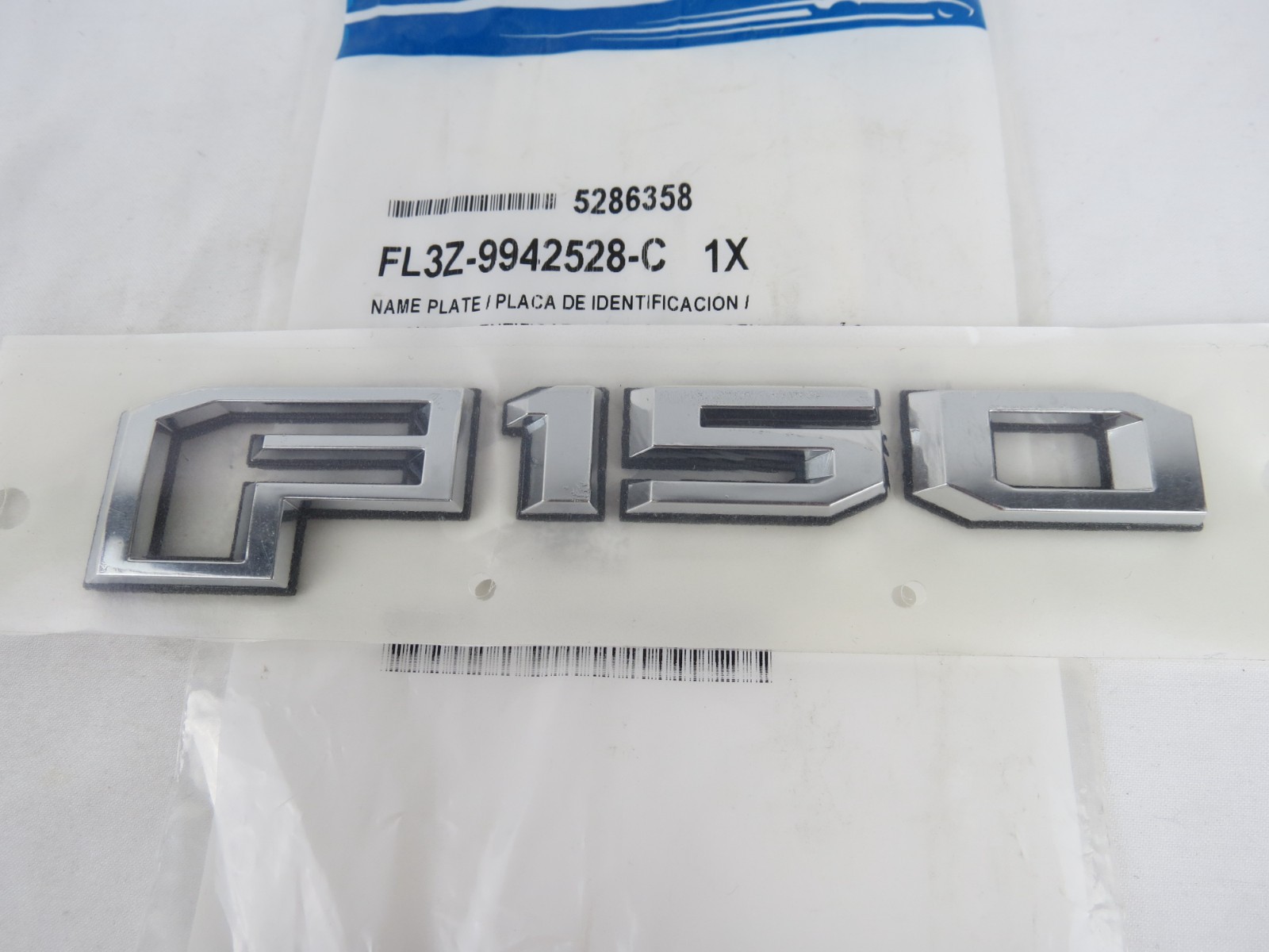 2015-2020 Ford F150 Emblem Rear Tailgate Chrome Badge Symbol Logo Genuine OEM