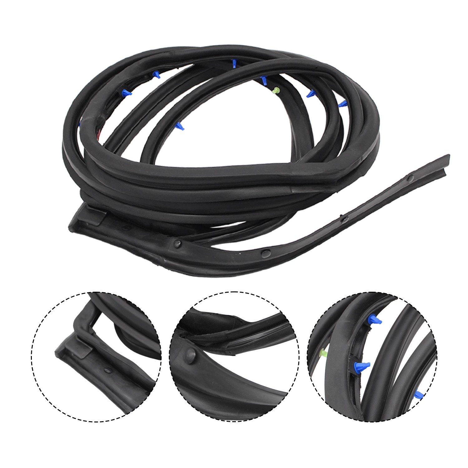 Replacement Door Rubber Seal Weatherstrip Rear L & R for Nissan SENTRA 2013-2019