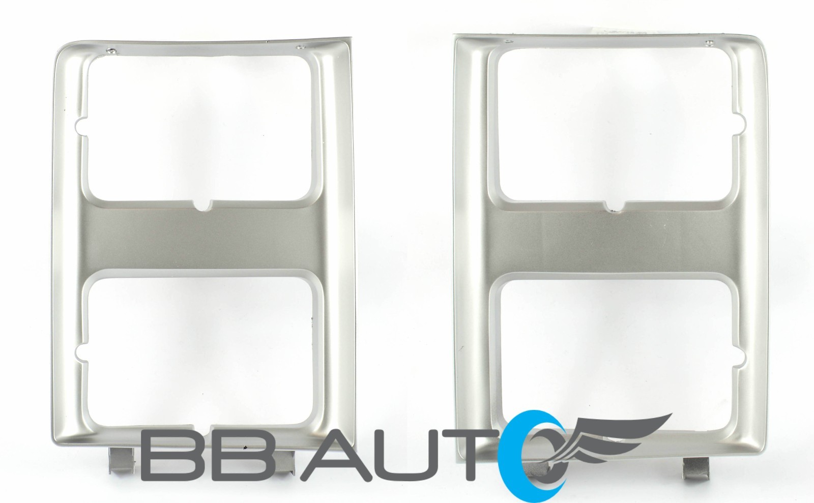 85-88 CHEVY PICKUP BLAZER SUBURBAN DUAL RECTANGLE HEADLIGHT BEZEL TRIM NEW SET