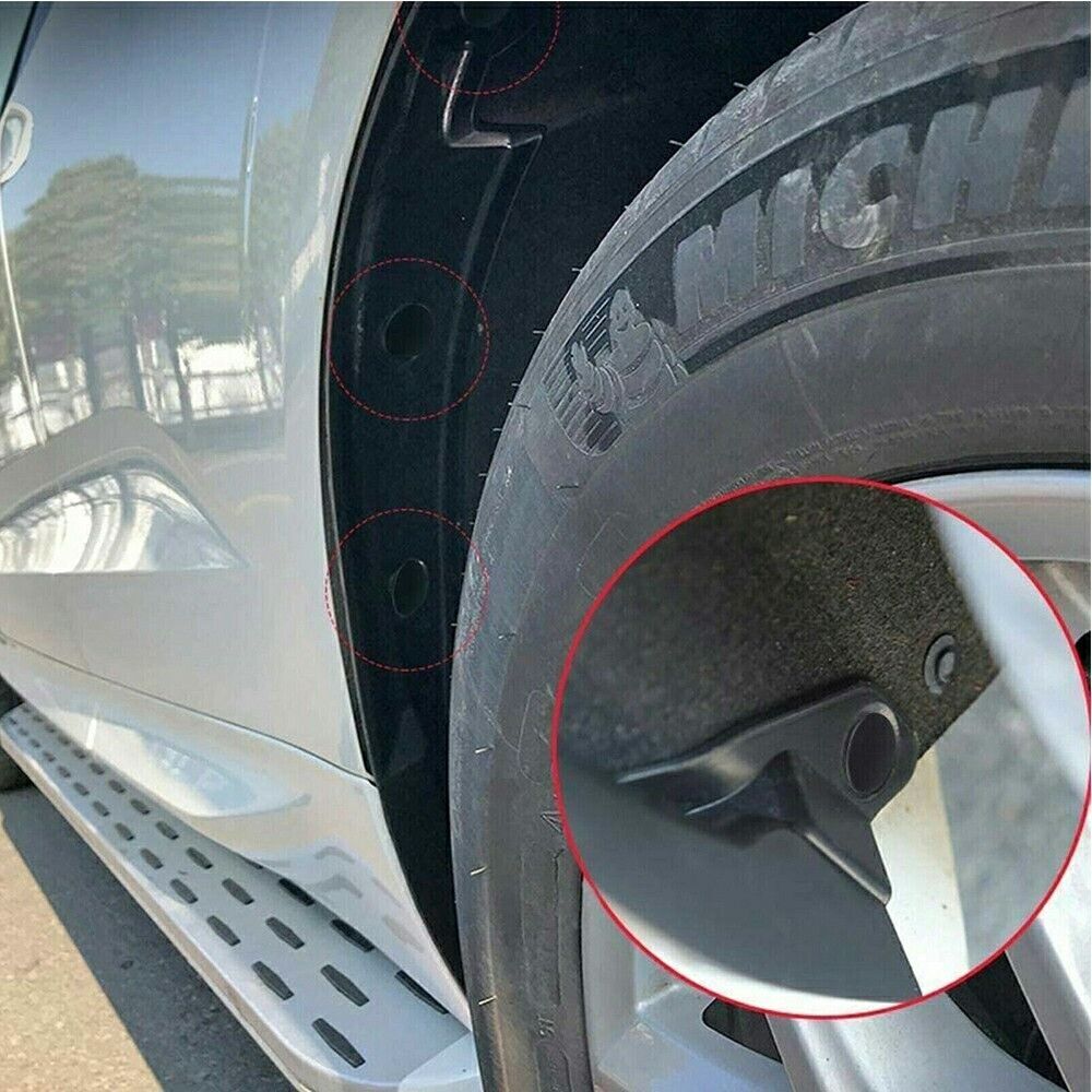 10mm Bumper Clips Retainer Auto Car Rivets Fastener Fender Push 100Pcs