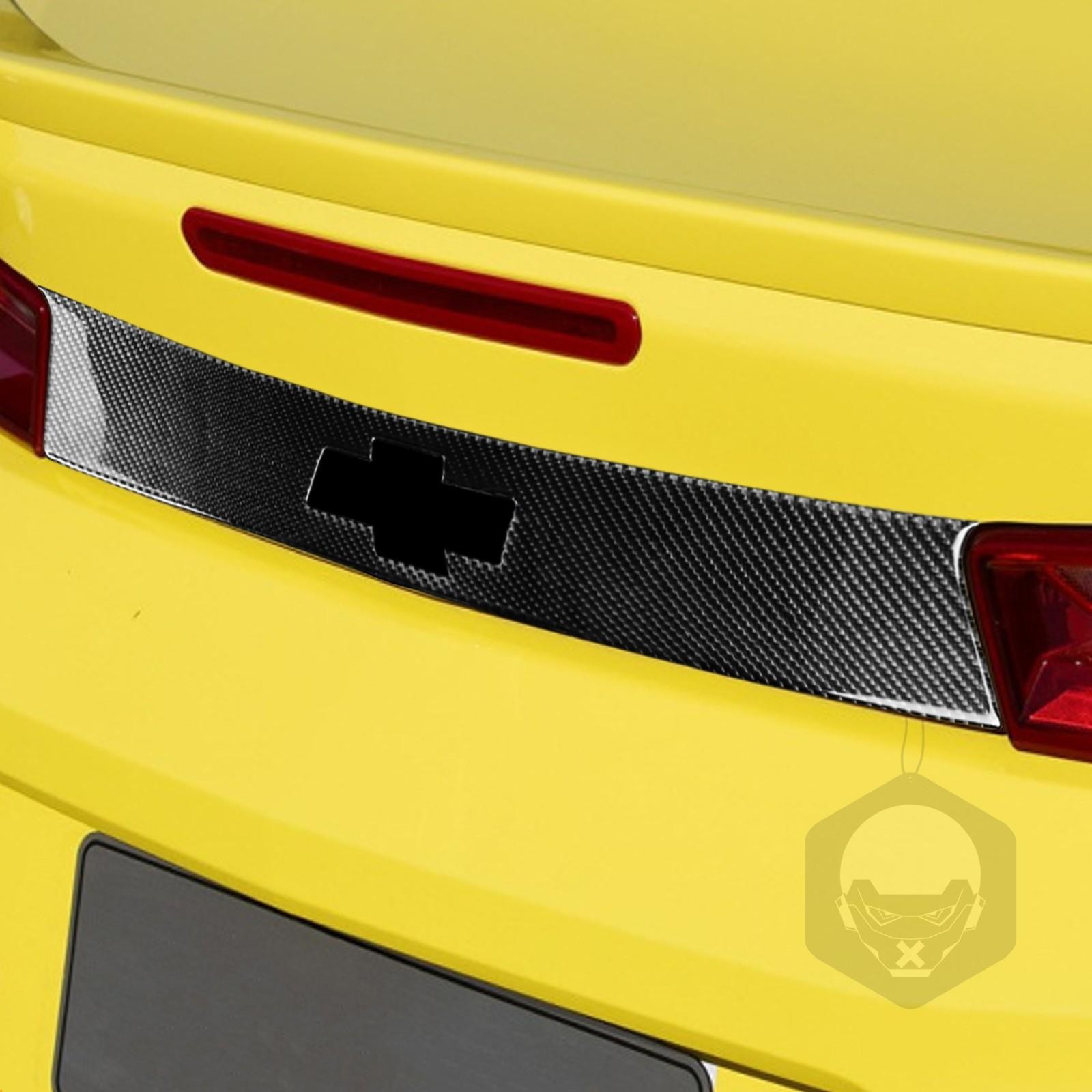 For Chevrolet Camaro 2016-2025 Real Carbon Fiber Trunk Panel Trim