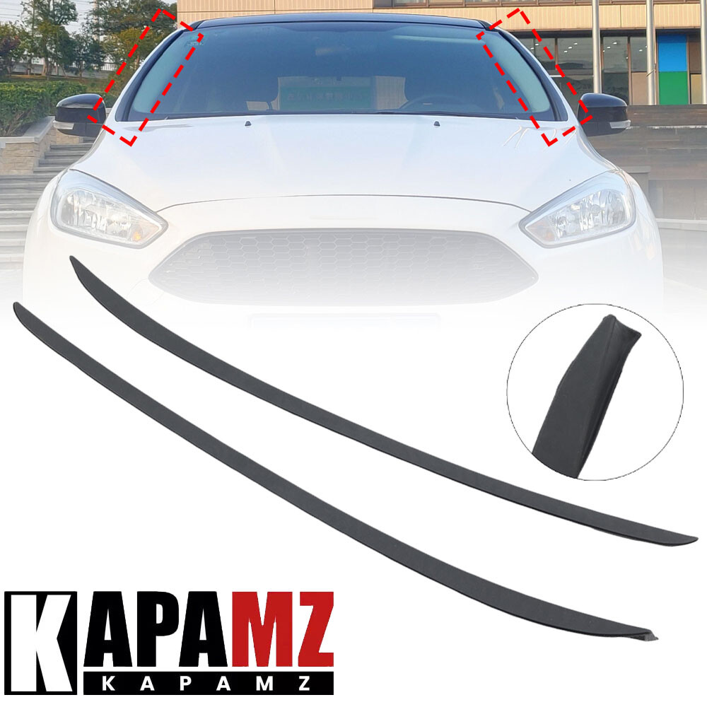 NEW For 12-18 Ford Focus RH+LH Windshield Pillar Trim Moulding PAIR Both Side