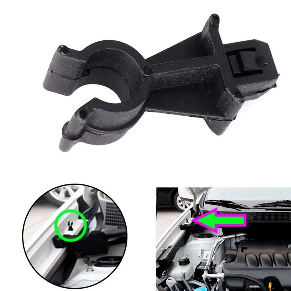 Piece of 1 Hood Prop Rod Holder Clips Fit for Nissan Pathfinder R51 2005-2012