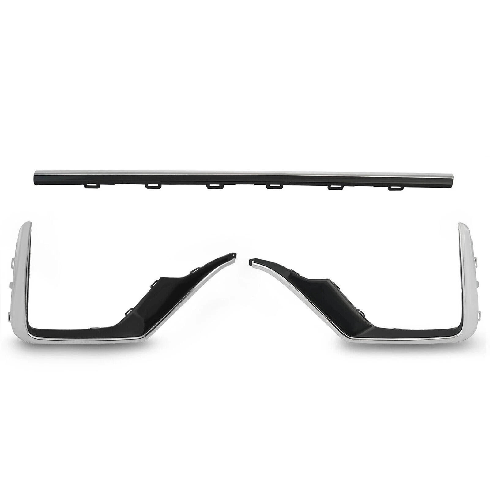 Fits Honda CR-V 2020-2022 Front Bumper Lower Grille Bar Trim Molding 3Pcs