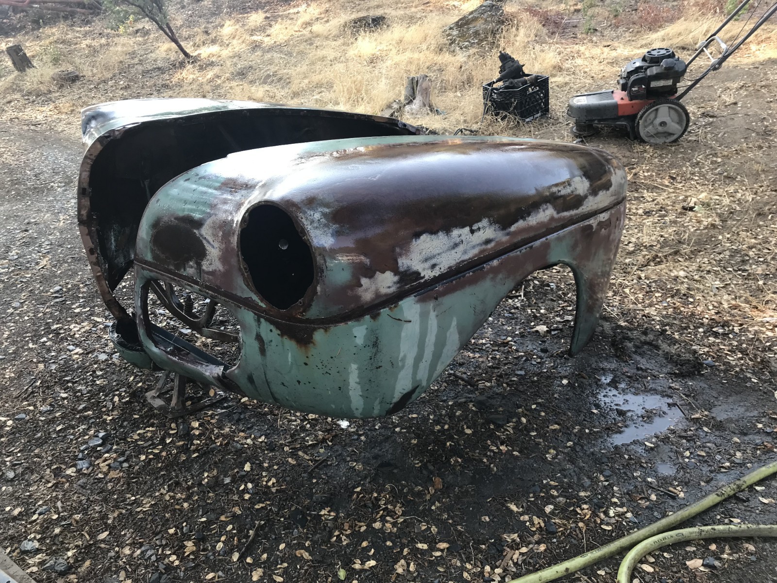 1941 Ford Complete Front Clip In Solid Original State Willing To Partout Lmk.