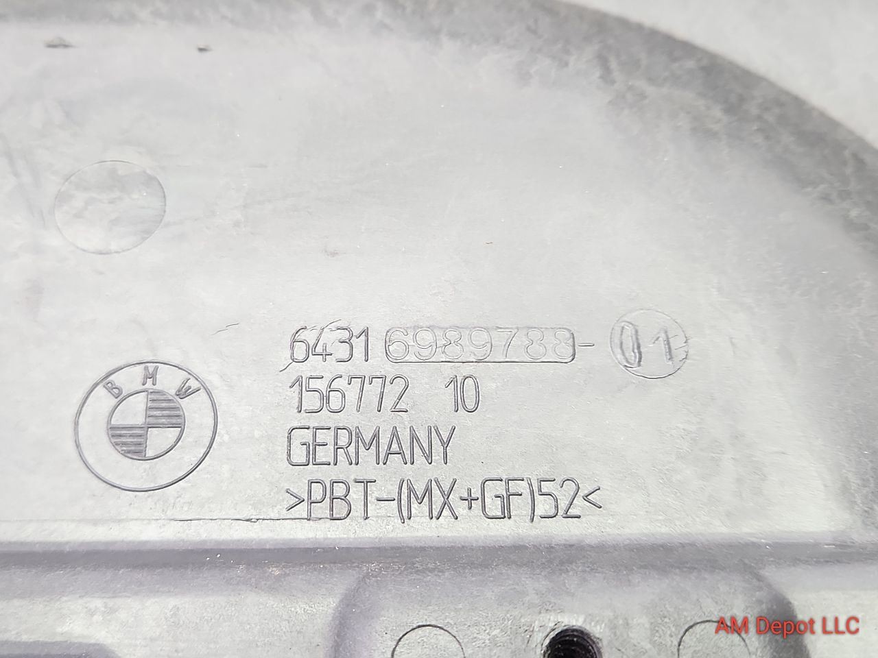2009 BMW 135i 128i E82 E88 Cabin Microfilter Bottom Lower Housing 64316989788