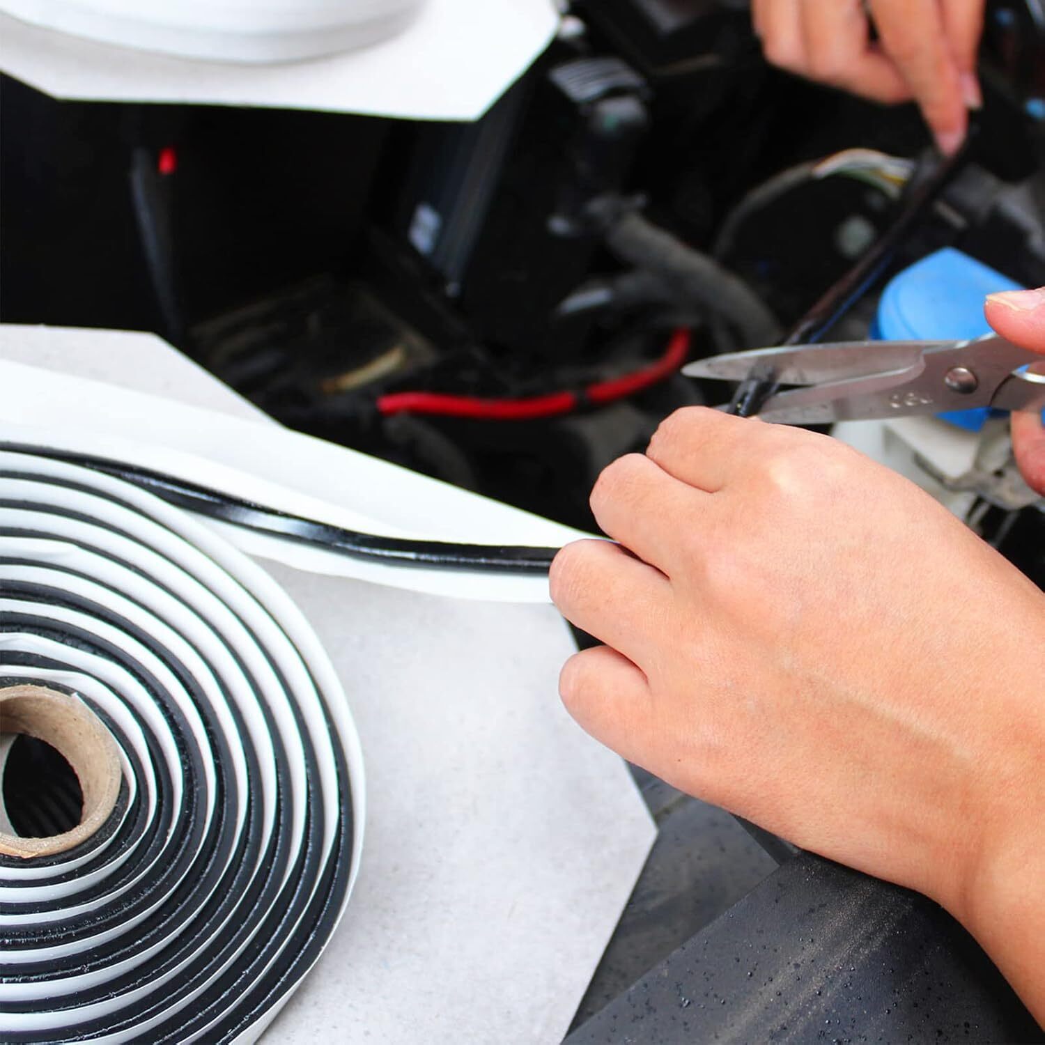 26FT Butyl Tape Sealant Strip Glue Adhesive Car Windshield Door Retrofit Reseal
