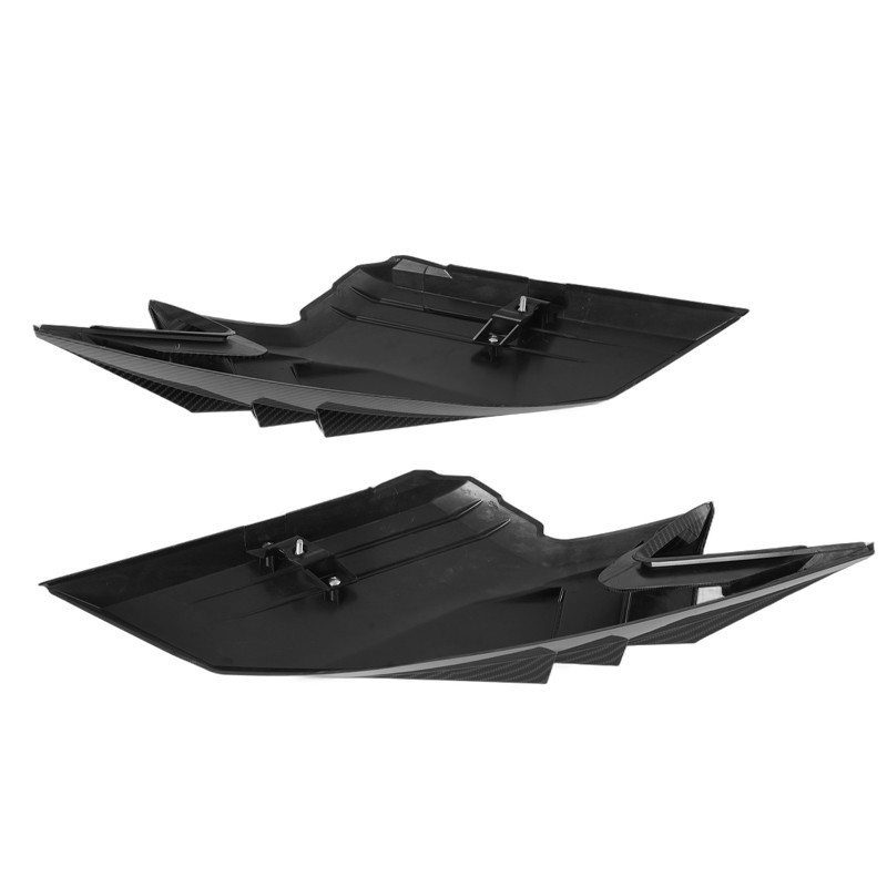 2X Carbon Fiber Rear Upper Intake Port Cover For 2020-2026 Corvette C8 Z51 Z06
