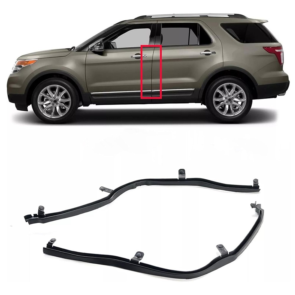 For Ford Explorer 2011-2018 2019 Rear Door Front Weatherstrip Seal LH & RH Side