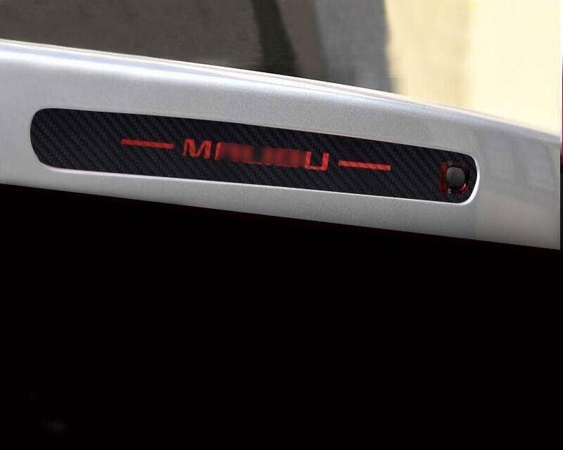 For Chevrolet Malibu 2013-2015 Leather Carbon Fiber Tail High Brake Light Cover