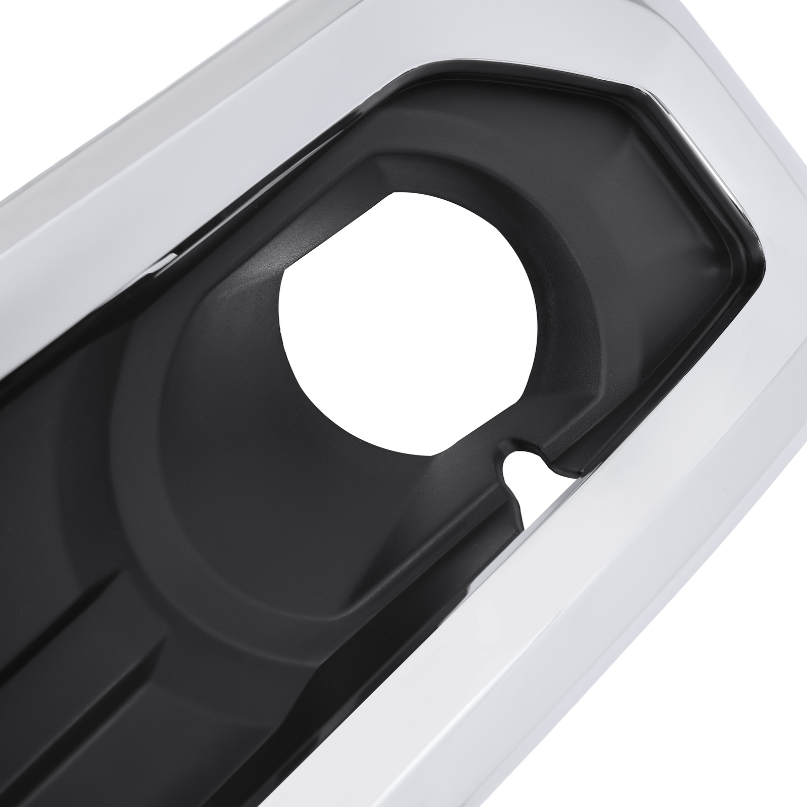 KUAFU Right Side Black Bumper Fog Light Bezel Chrome For GMC Acadia 2017-2019