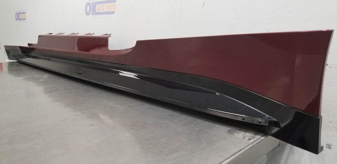 25 BMW M4 G82 ROCKER PANEL MOLDING SIDE SKIRT LEFT DRIVER MAROON 51778074897