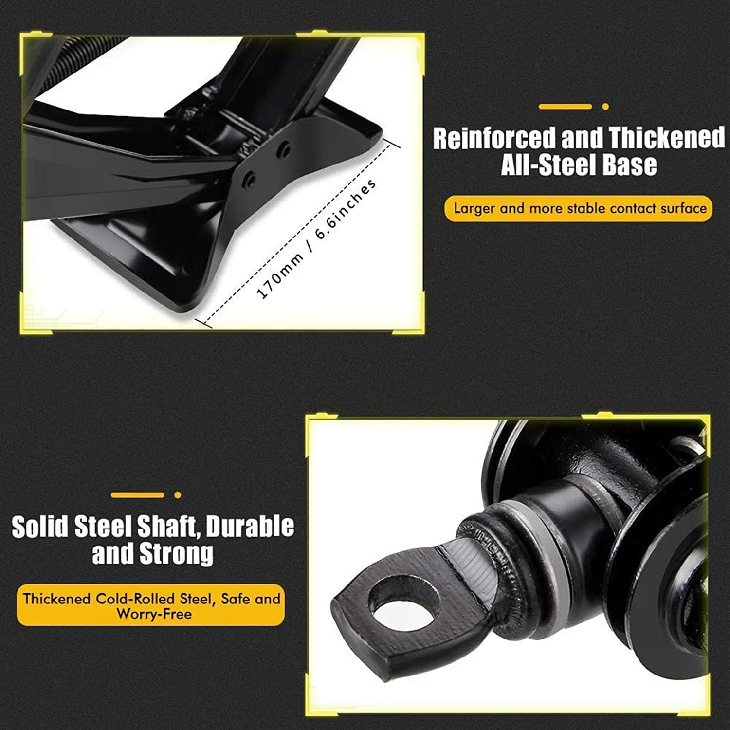 Scissor Jack 2 Ton w Handle+Spare Tire Repair Kit Extendable Lug Wrench Garage