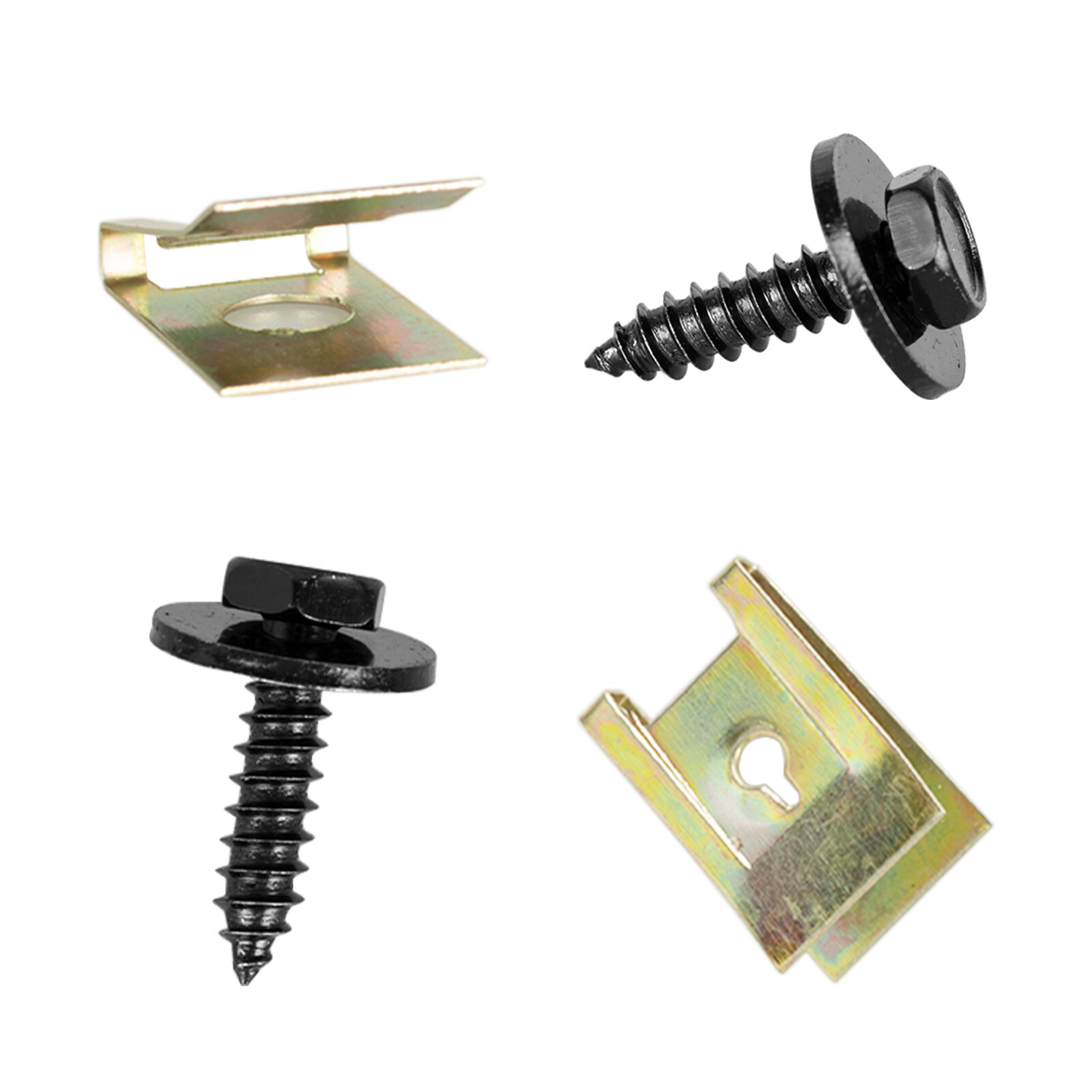 100xEngine Bumper Transmission Splash Shield Cover Rivet Clip Bolt Screw For BMW