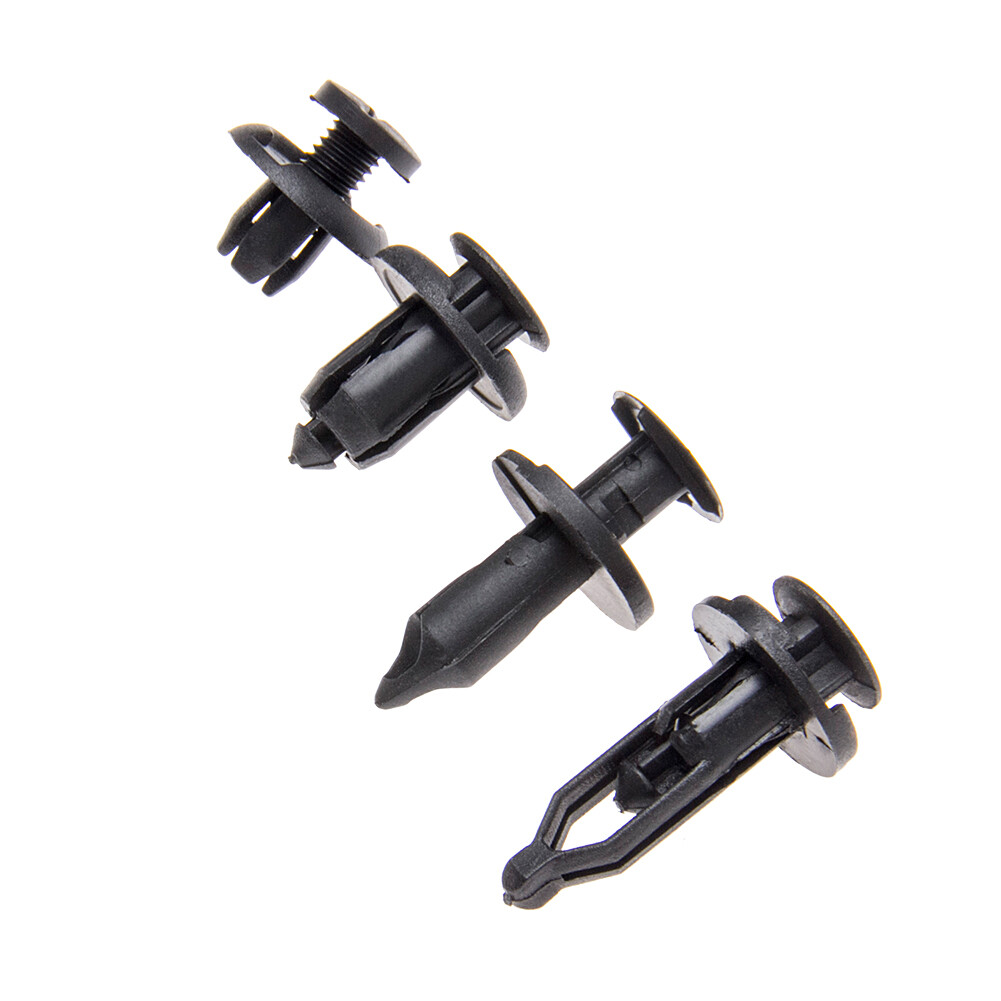 40X Car Body Rivet Push Pin Bumper Fender Retainer Trim Moulding Clips Parts Kit