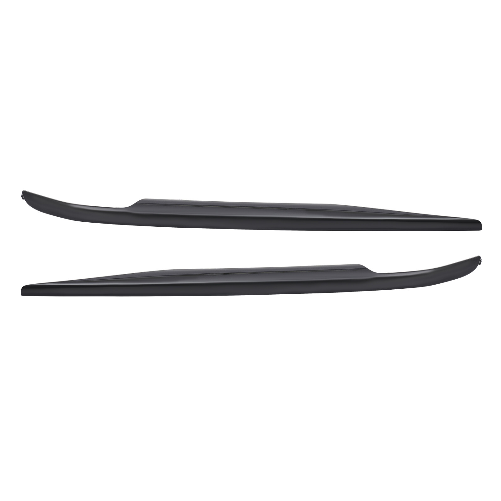 Black Front Left+Right Bumper Trim Set For 2015-2020 Cadillac Escalade Fits ESV