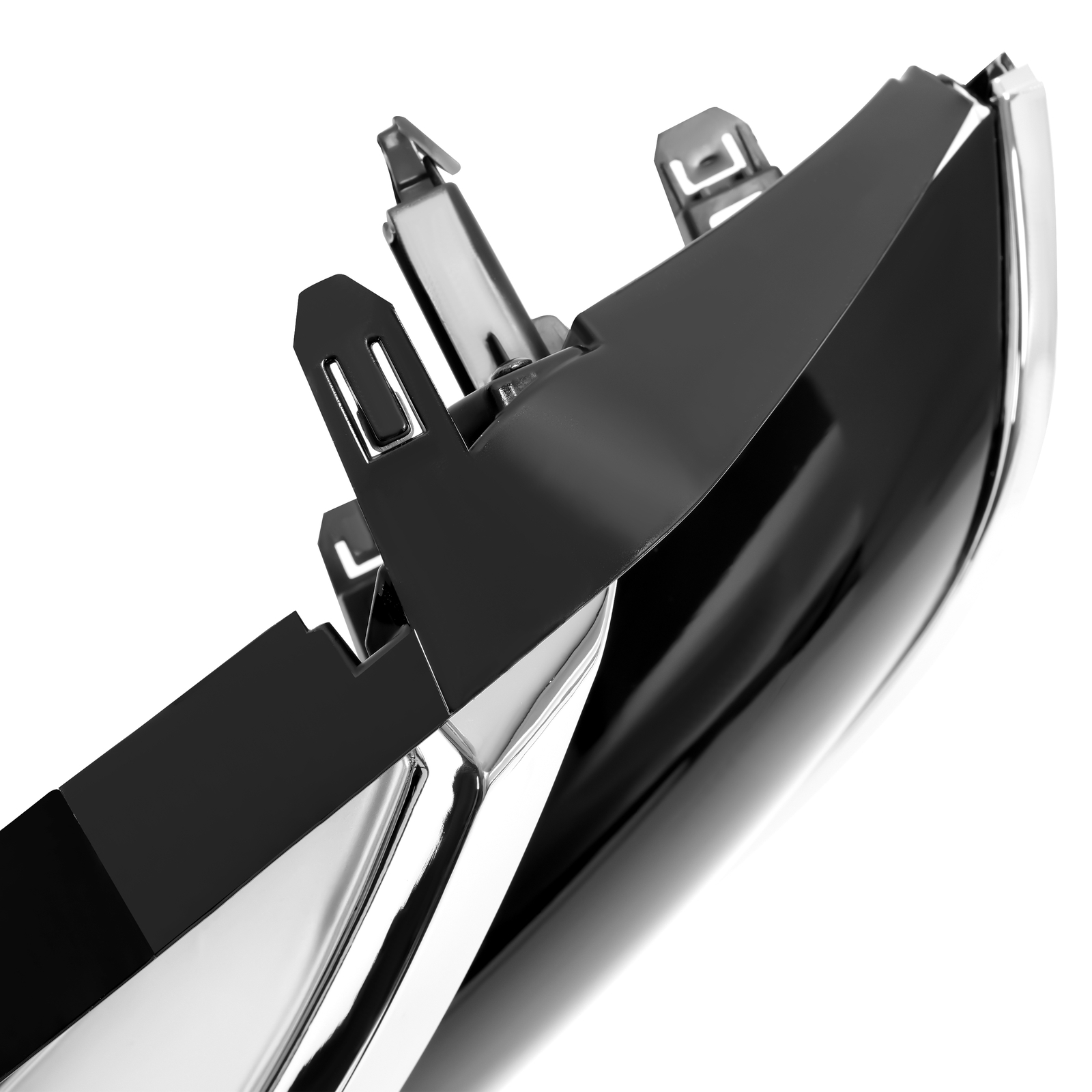 Front Upper Bumper Grille Black w/Chrome Trim For Nissan Maxima 2016 2017 2018