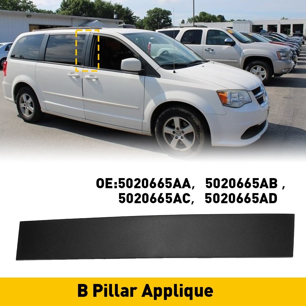 Door Applique Front Right RH Pillar B Trim Molding for 2008-2020 Dodge Chrysler