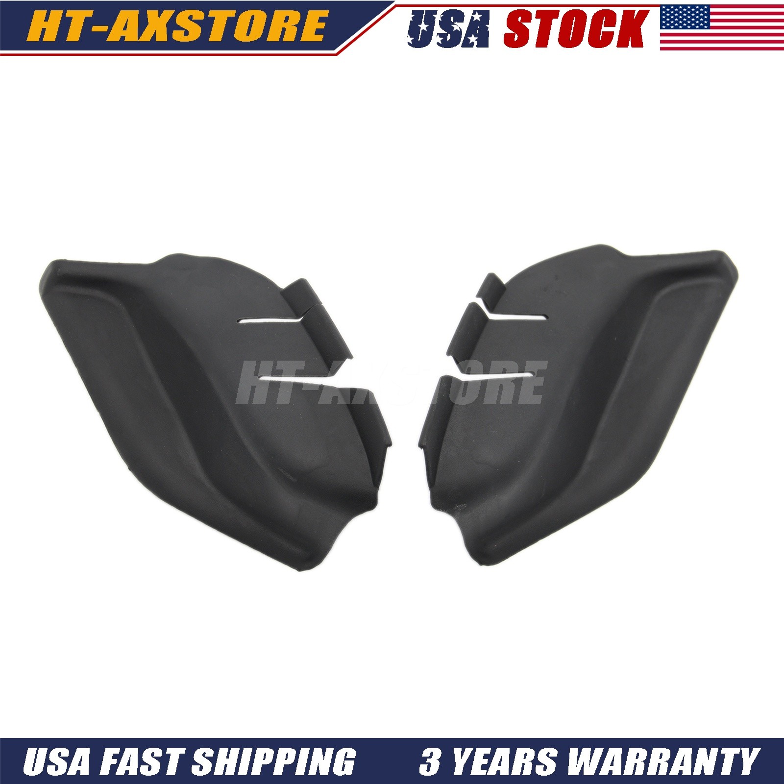 1Pair For Jeep Compass 2018-2025 Left + Right Cowl Side Panel Trims Black USA