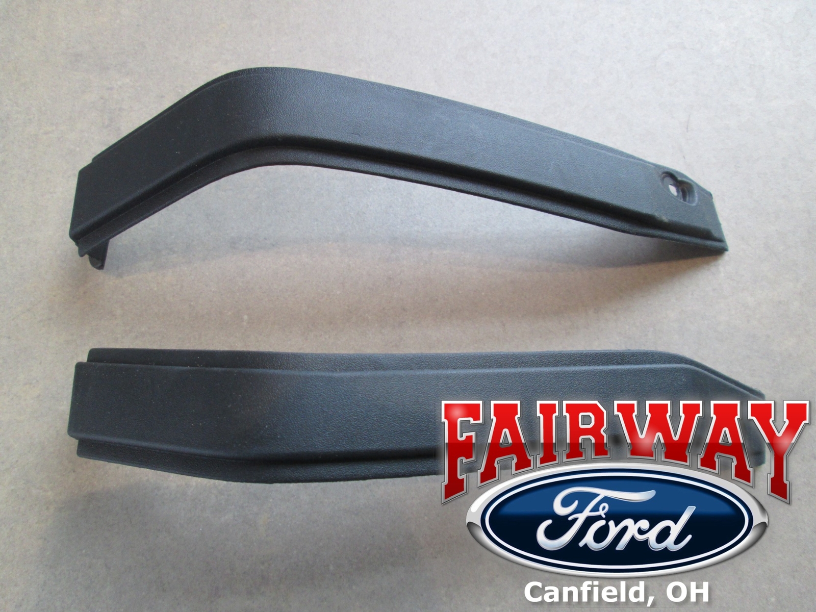 09 thru 14 F-150 OEM Genuine Ford Cab Corner Black Trim Moldings RH & LH PAIR