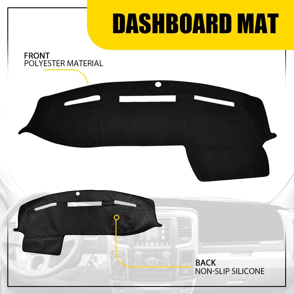 Car For Ram 1500 2500 3500 2011-2018 Dash Board Cover Mat Carpet Non-Slip Carpet
