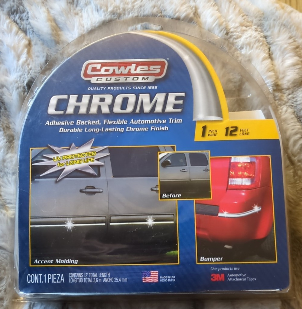 Cowles S37205 Custom Chrome Truck Body Side Molding Trim 1″ X 12′
