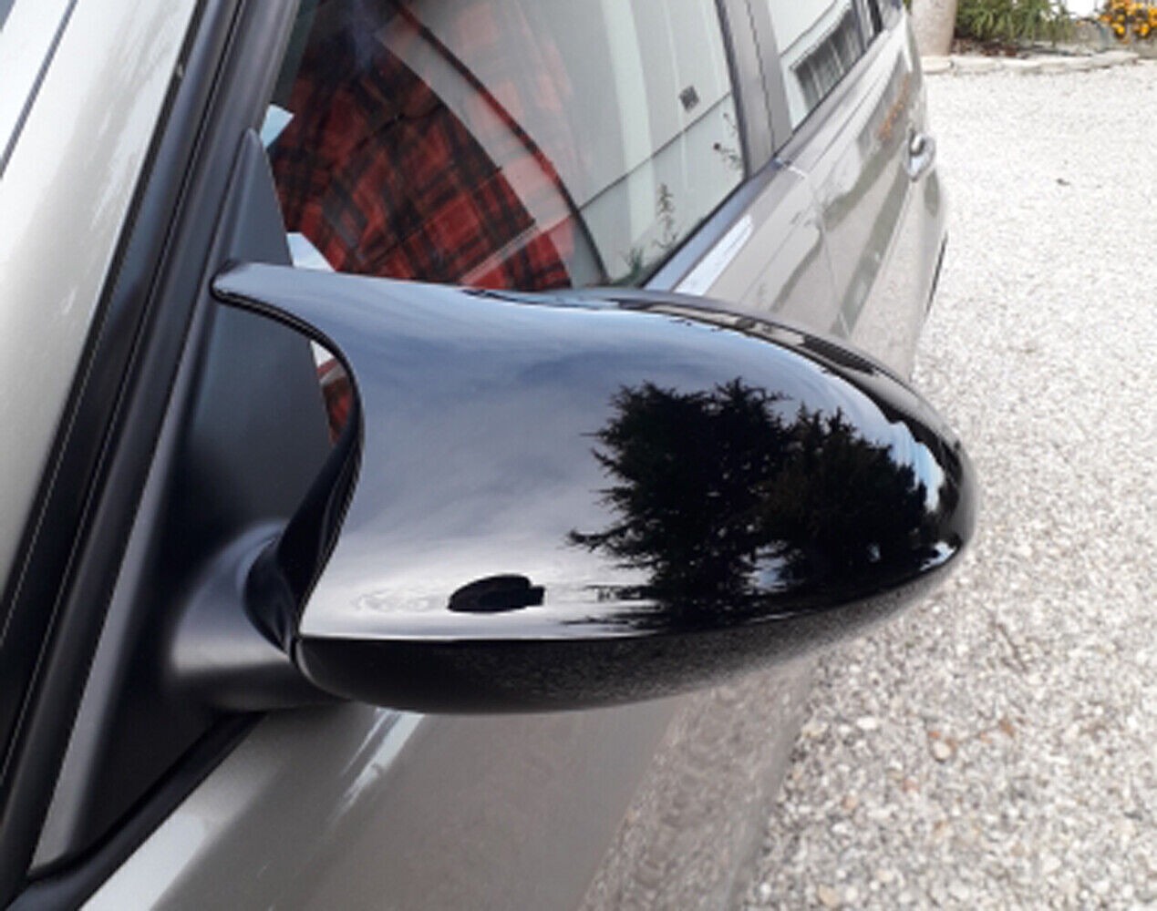For 2005-2008 BMW E90 E91 328i 335i Pre-LCI Gloss Black Side Mirror Cover Cap US