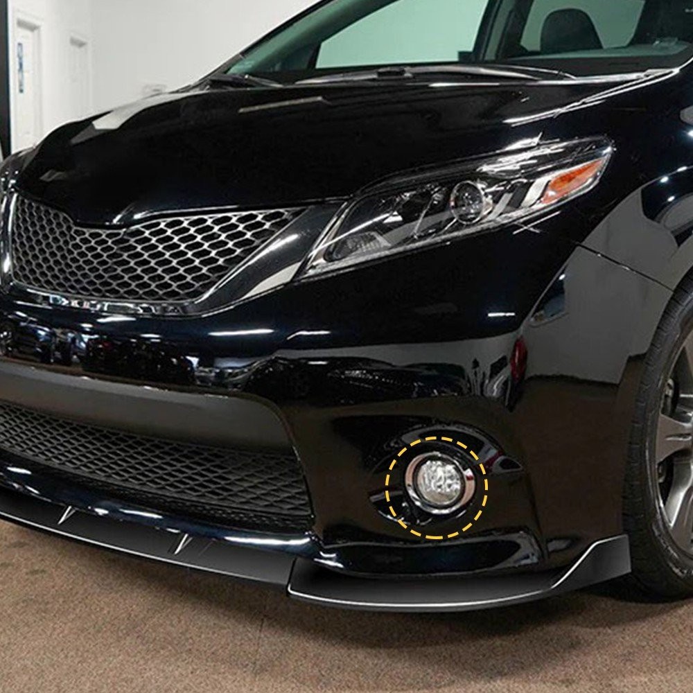 Fog Lamp Cover Left Right Side For 2011-2017 Toyota Sienna SE Car Replace Parts