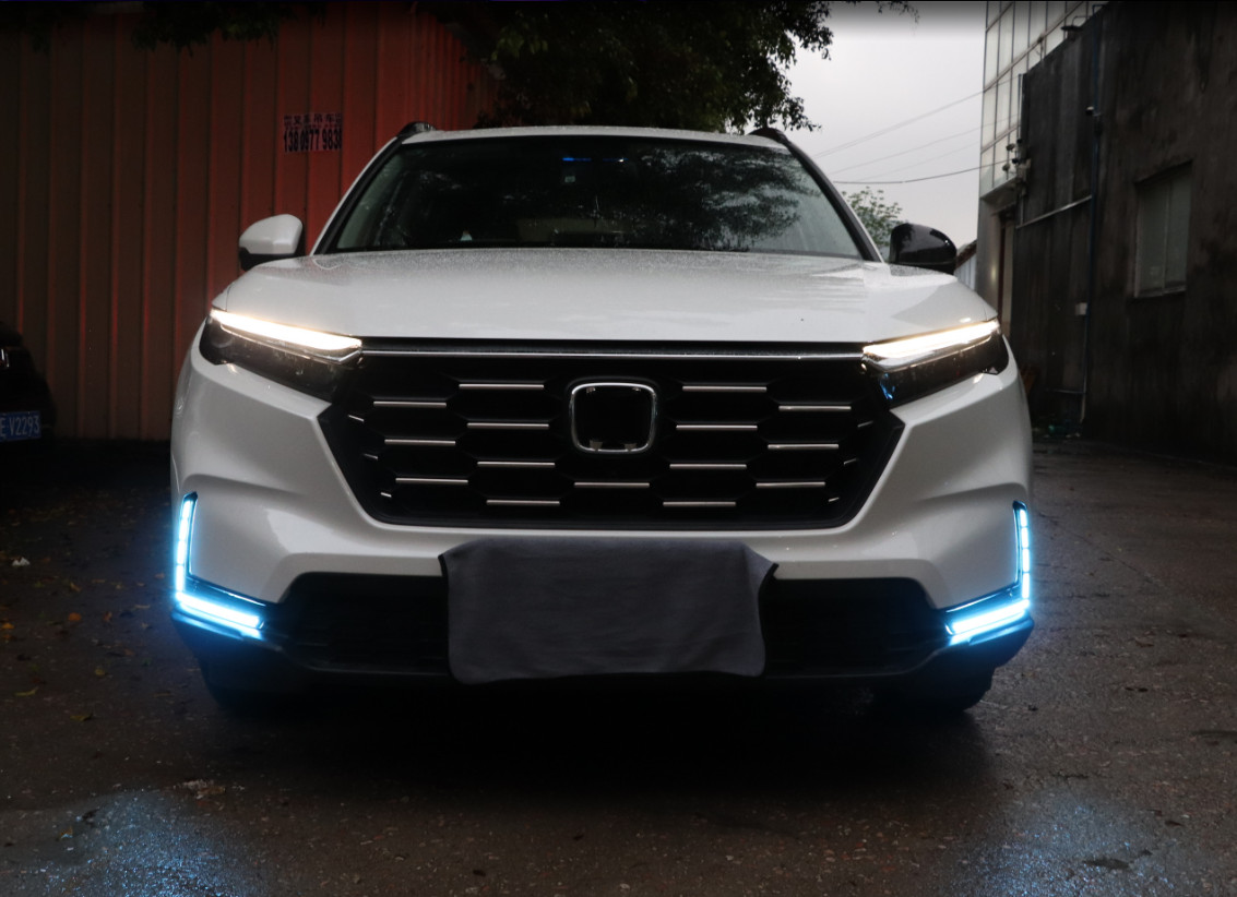 LED DRL Daytime Running Light Kit Fog Lamp For Honda CR-V CRV 2023 2024