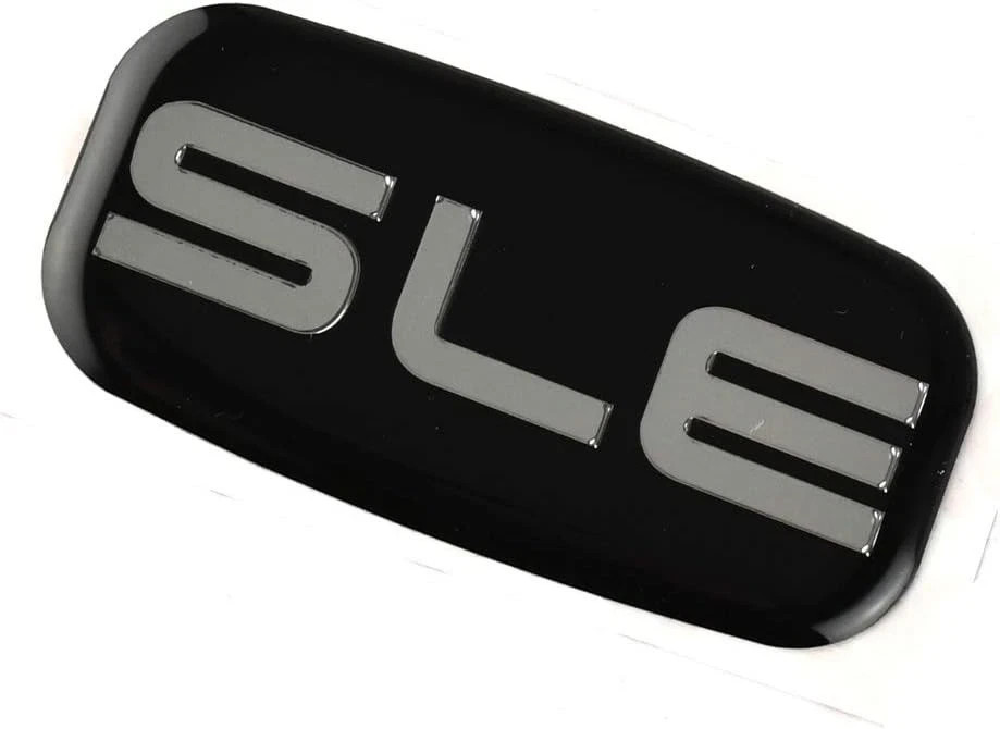 2Pc SLE Cab Emblems Nameplate Roof Pillar for 95-07 Yukon Suburban Sierra Chrome