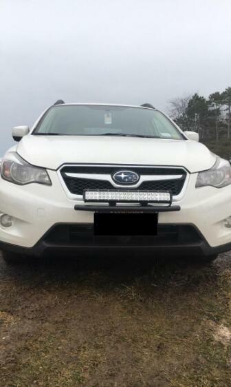 Universal Bull Bar Bumper License Plate Bracket Led Light Bar for SUV Truck Car