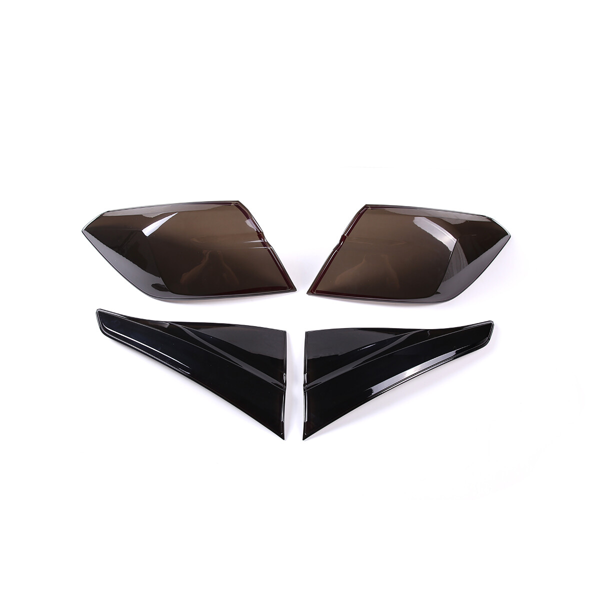 Smoked Rear Tail Light Lamp Shell Cover Trim Accessories For Honda Civic 2022-23