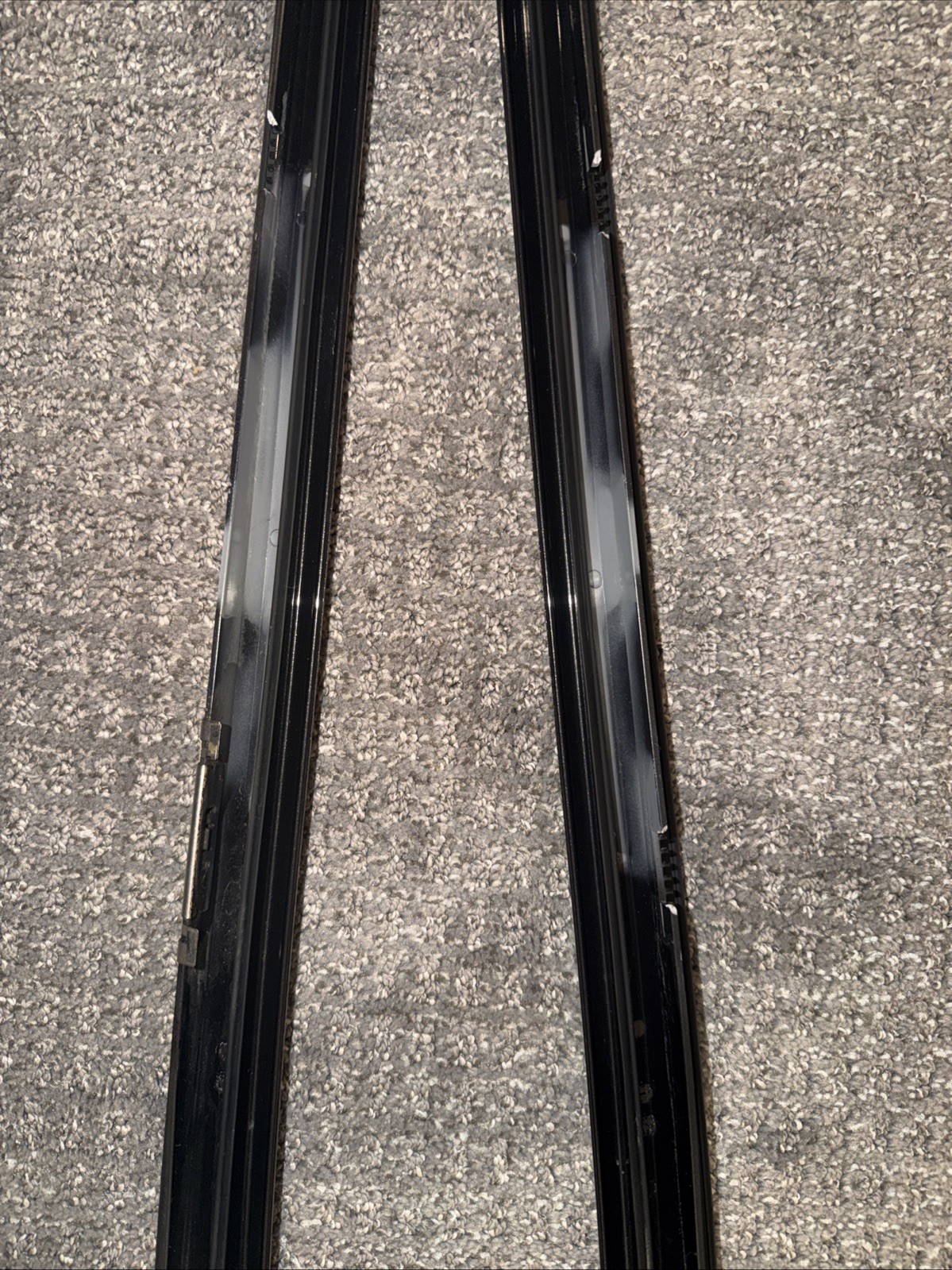 2009-2014 Acura TSX Front LEFT / RIGHT Windshield Edge Trim Molding Set Gray OEM