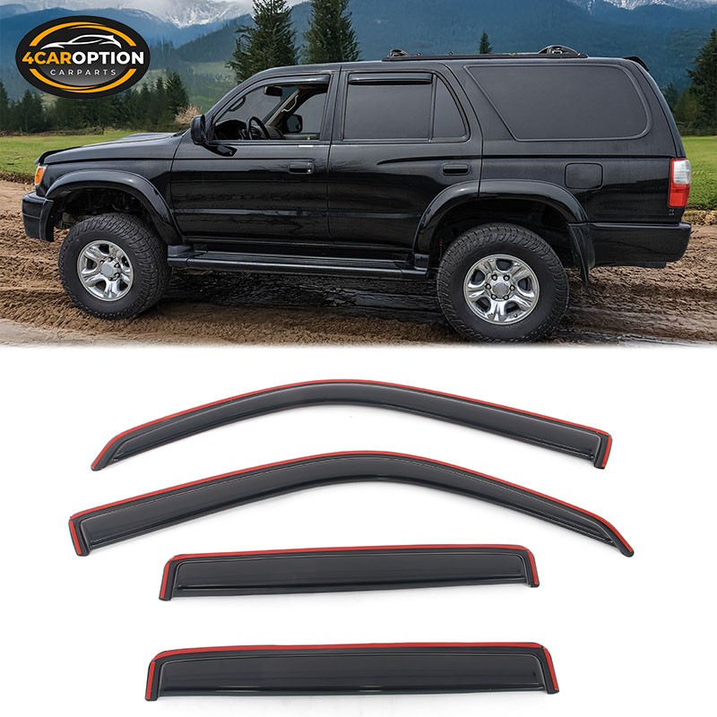In-Channel Window Visors Fits 96-02 Toyota 4Runner Rain Sun Guard Vent Deflector