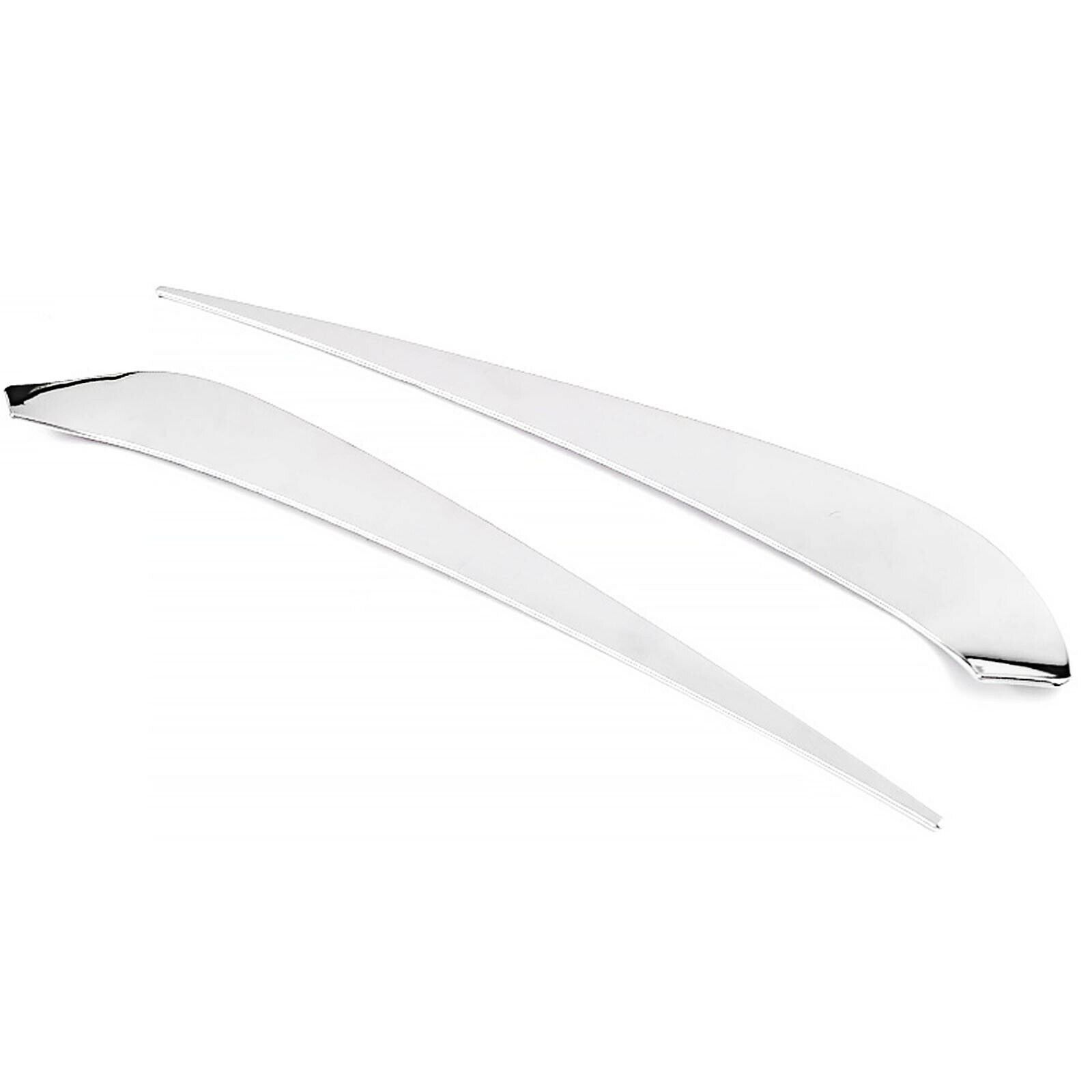 For Honda Accord 2018-2020 Stainless Chrome Front Bumper Protector Corner Trim